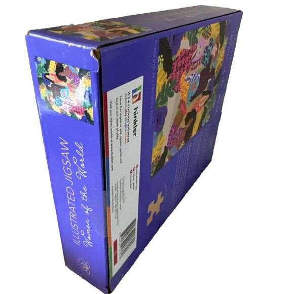 500 Pcs Jigsaw Puzzles Table Game 24" x 18" Illustrated Women Of The World - Picture 9 of 10